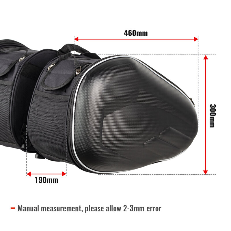 Universal Motorcycle Waterproof Racing Race Helmet Travel Bags Suitcase Saddlebags Back Seat Bag For BMW KAWASAKI YAMAHA Honda