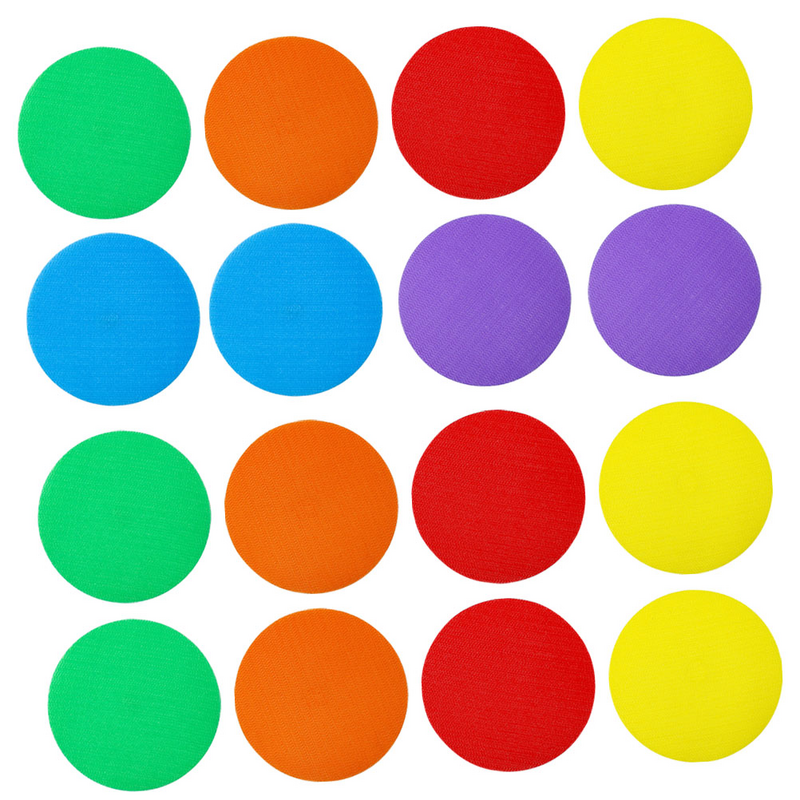 Carpet Marker Stickers Classroom 24Pcs Multicolor Floor Circle Dots Rug Markers No-Slip Floor Stickers Dots
