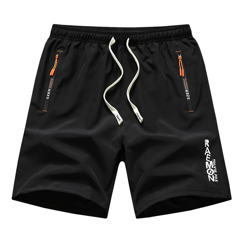 Pantaloncini sportivi Casual da uomo estivi 2024 pantaloni da spiaggia traspiranti con coulisse elasticizzati pantaloncini sportivi di grandi dimensioni ad asciugatura rapida