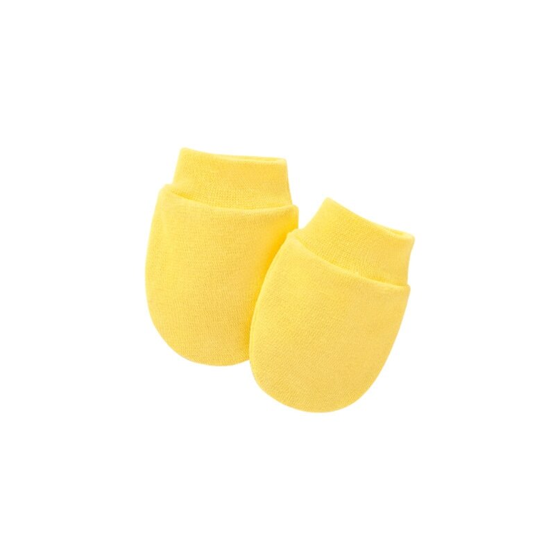 1 Pair Baby Anti Scratching Soft Cotton Gloves Newborn for Protection Face Scrat