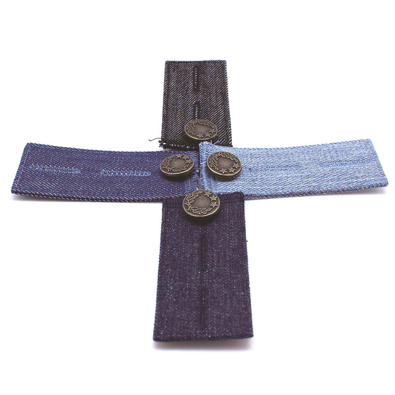 Waist Belt DIY Accessories Jeans Waist Extension Buckle Unisex Waistband Extender Button Pant Elastic Extender Button