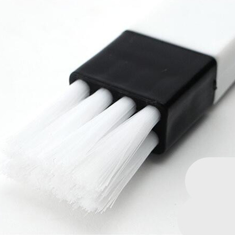 Escova de Limpeza Multiuso, Limpador Teclado, Papelaria Mini Escovas, Gap Clean Brushes, Material de Escritório, 2 em 1, 1Pc