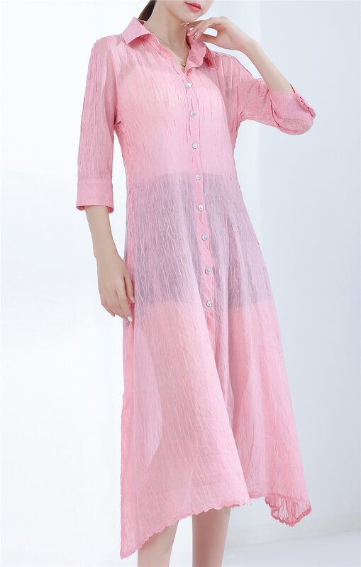 YUDX-Miyake feminino plissado de cor sólida, design de peito único, casaco respirável versátil, nova moda, verão, 2024