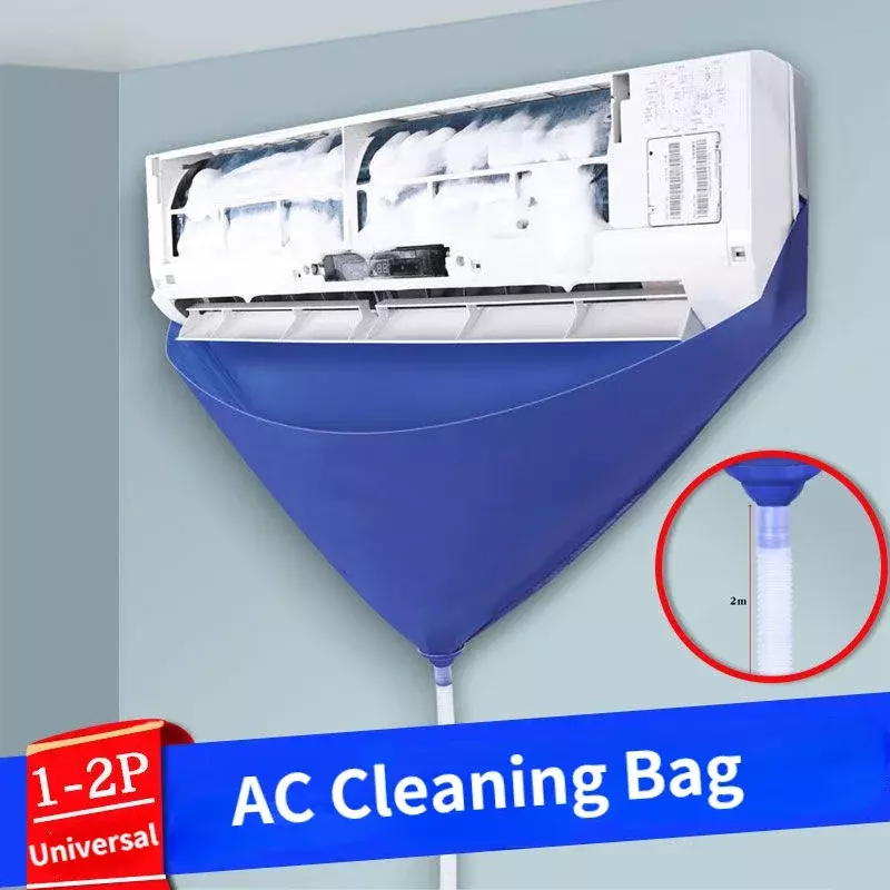 エアコン用洗浄バッグ,防水排水管洗浄キット,エアコン用エアコンクリーナー,3ユニット