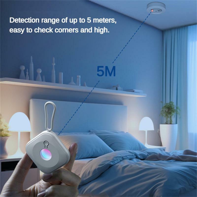 Mini portátil Anti Candid Camera Detector, Detector de Privacidade para Hotéis Negócios e Viagens, 1Pc