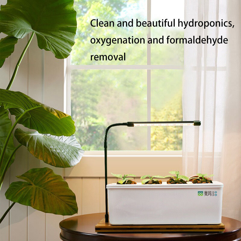 Smart Hydroponic Planting Box Family Balcony Desktop Cultivation Equipment Flower Pot Gardening Complete Hydroponics System