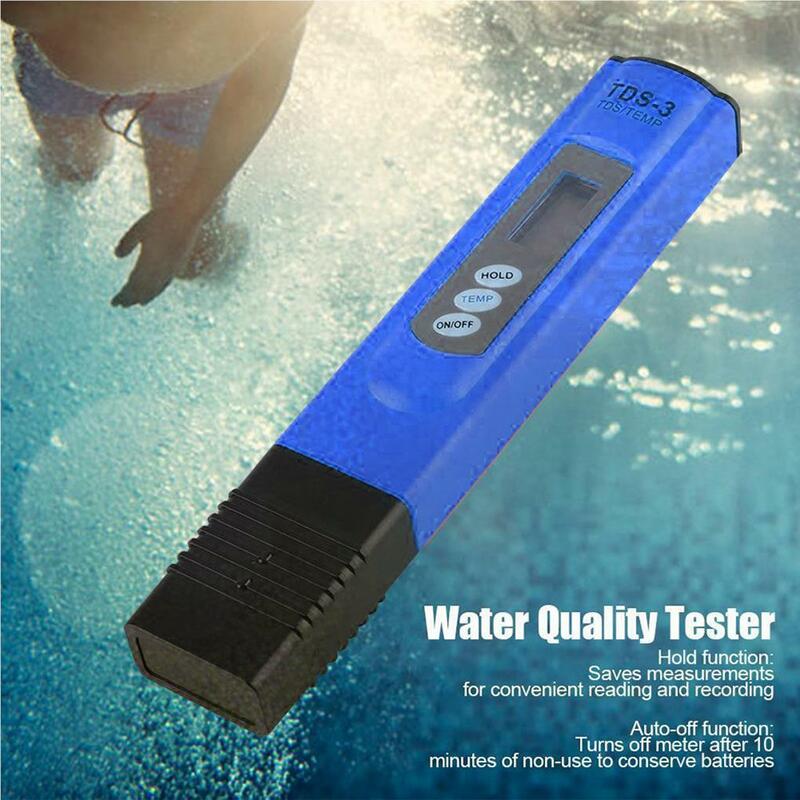 Cyfrowy tester jakości wody 0-999 ppm filtry testowe baseny