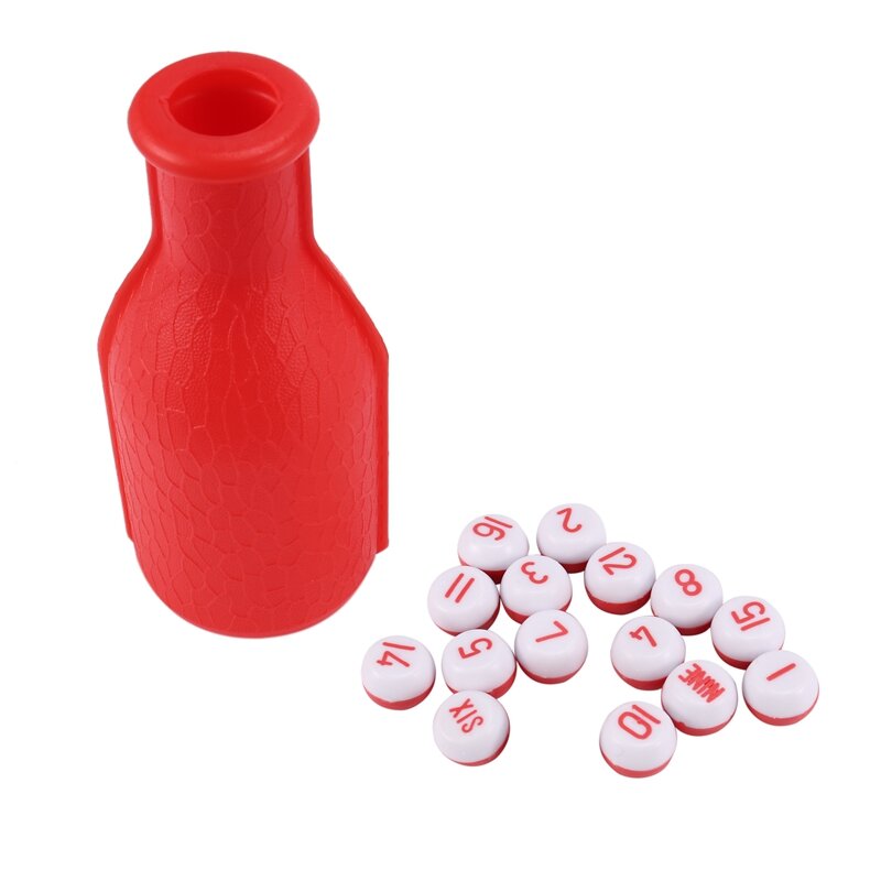 Plastic Scoregenummerde Pillen, Biljartdepot Biljart/Zwembad Plastic Shaker Fles Met Erwten/Ballen, Kelly/Pil Zwembad.