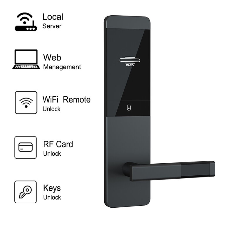 Automatyczny System zamków hotelowych Bluetooth inteligentne Wifi zdalne zarządzanie