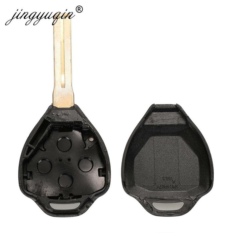 jingyuqin TOY43/TOY47 2/3/4Buttons Remote Key Shell For Toyota Camry Avalon Corolla Matrix RAV4 Venza Yaris Replacement FOB Case