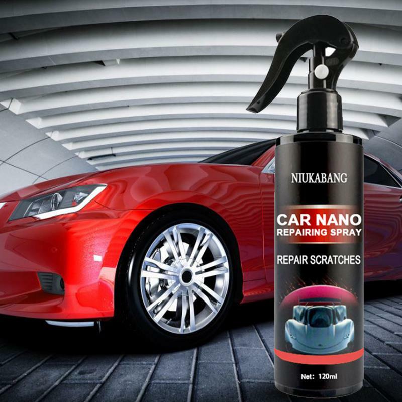 Glossy Car Coating Agent, Revestimento Cerâmico de Chapeamento, Crystal Hand Spray, Nano Waxing Agent para Automóvel, 120ml