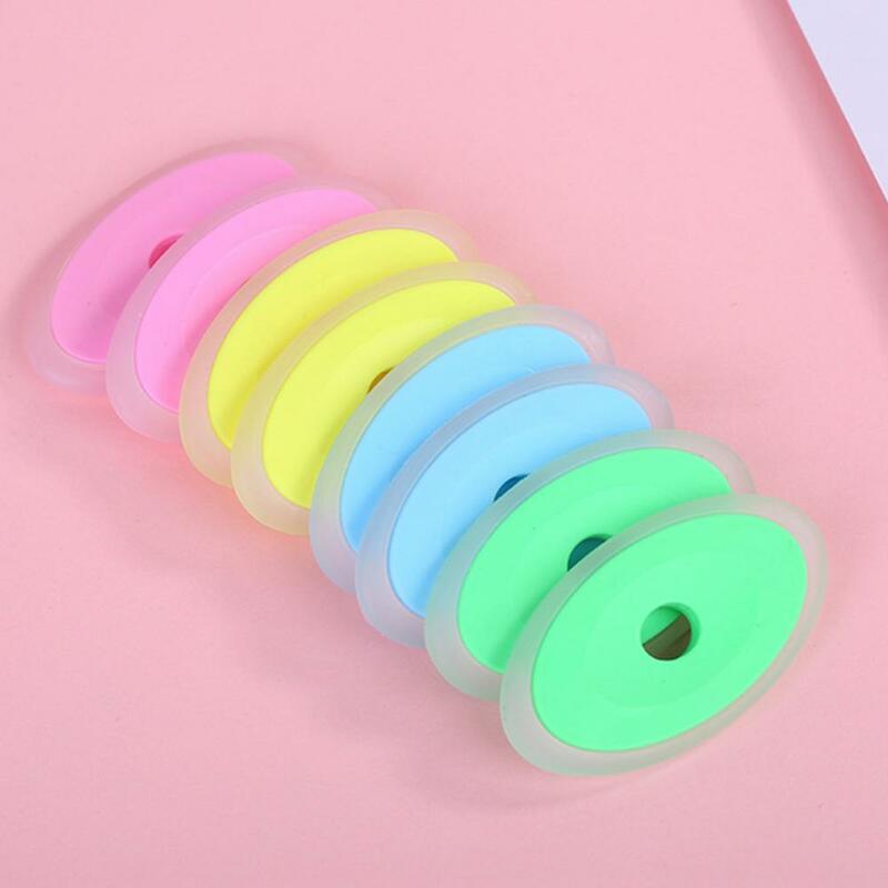 Gumka dla dzieci lekki eliptyczny kształt silikonowy owalny znak miękki ołówek gumka przybory szkolne