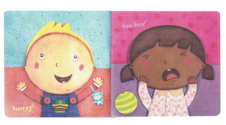 Неразрушаемые Детские лица, детские книги для детей в возрасте 1, 2, 3 лет, книга с картинками на английском языке 9780761168812