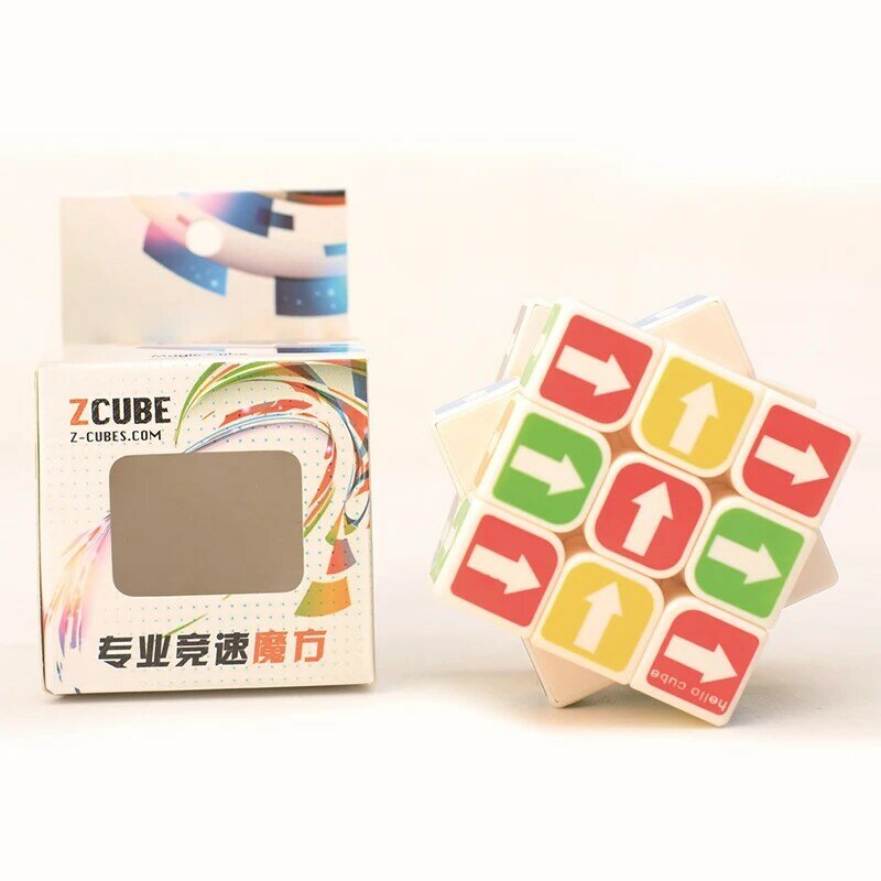 Nieuwe 3X3X3 Sudoku Magic Cube Pijl Sticker Vorst Stickerloze Puzzel 3 Door 3 57Mm Cube Game Puzzel Kinderen speelgoed Kids Geschenken