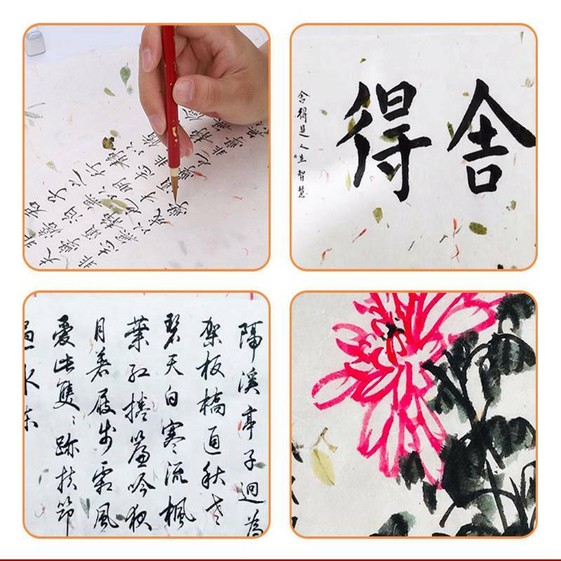 30pcs Vintage Flower Soft Letter Paper Drawing Chinese Calligraphy Writing Paper Rice Paper School Office Supplies Stationery