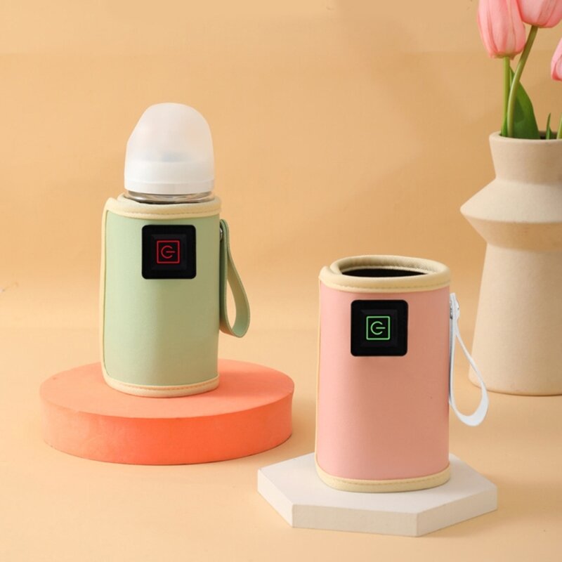 Chauffe-lait USB à température réglable, chauffe-biberon, pratique pour les mamans