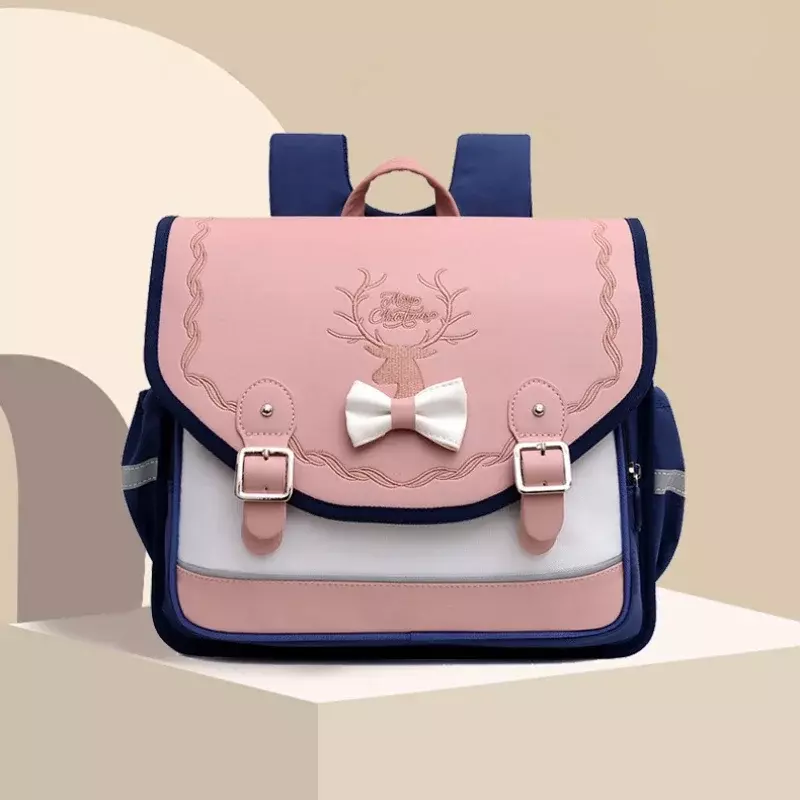 Ортопедический рюкзак для девочек, милый водонепроницаемый школьный ранец для подростков, сумка-книжка для учеников 1-3 классов