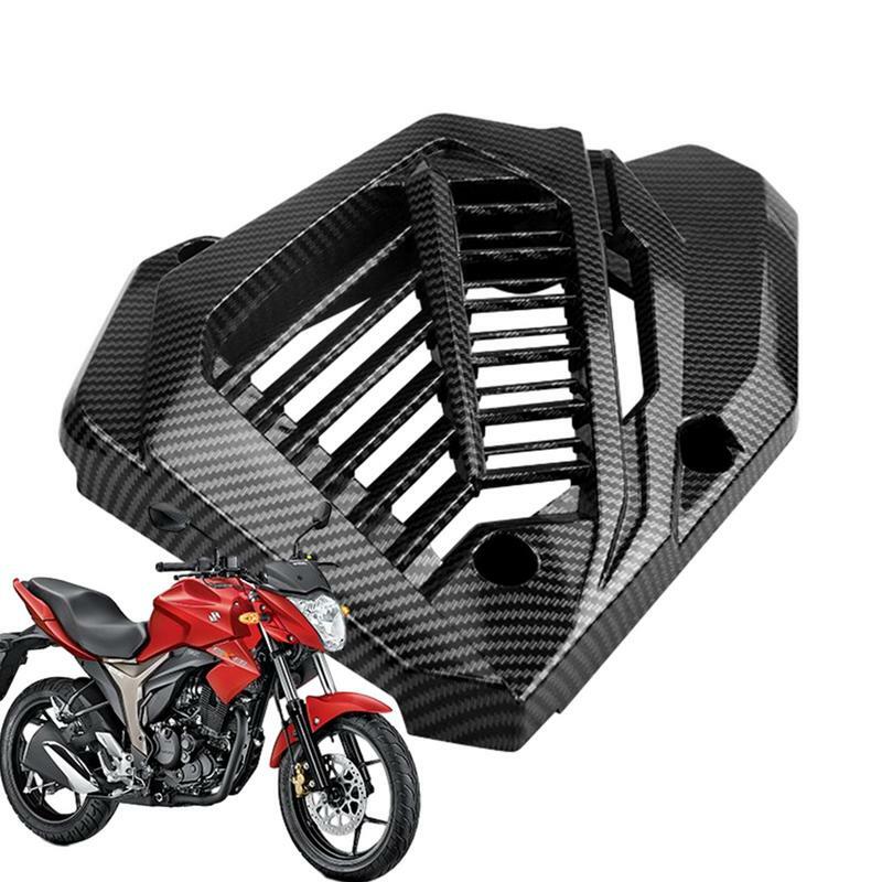 Red de Protección de tanque de motocicleta, Protector de radiador, cubierta de Depósito, rejilla protectora de fibra de carbono, escudo frontal de agua