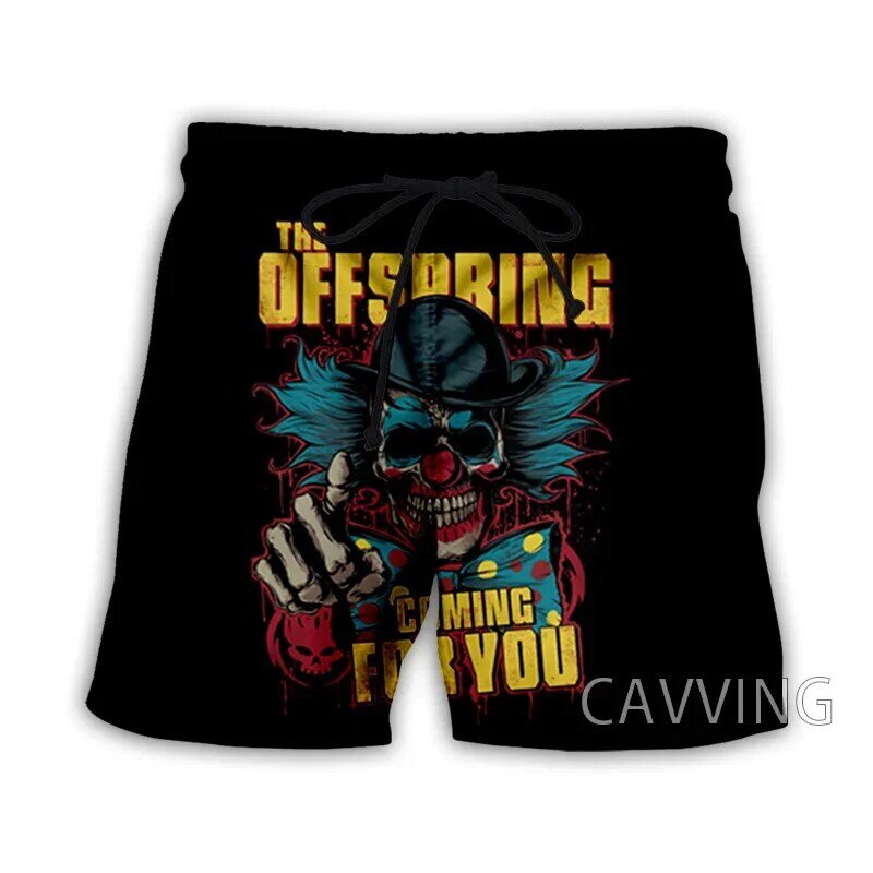 CAVVING 3D Printed  The Offspring Rock  Summer Beach Shorts Streetwear Quick Dry Casual Shorts Sweat Shorts for Women/men  C01