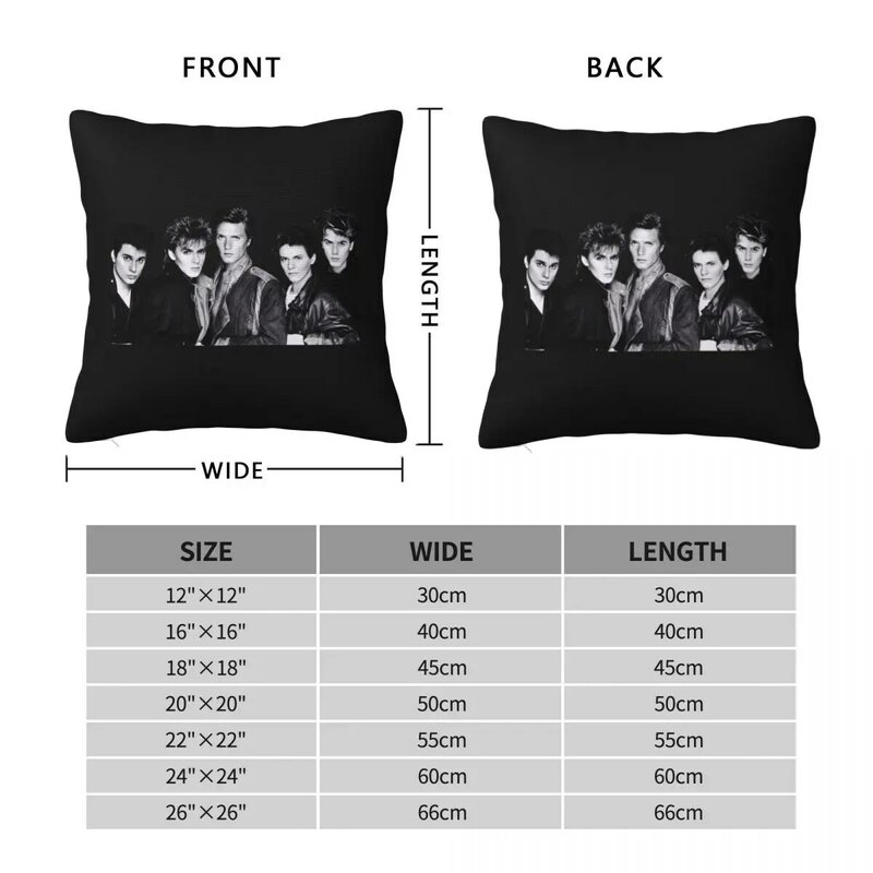 Duran Duran Sticker Square Pillowcase Pillow Cover Polyester Cushion Decor Comfort Throw Pillow for Home Living Room