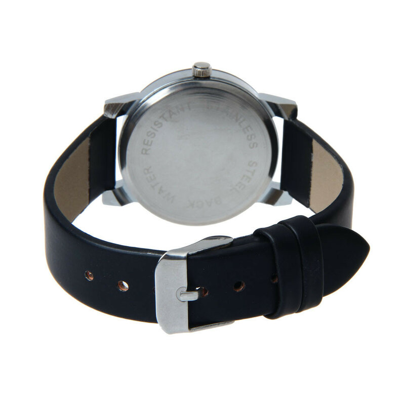 Durable Paar Liebhaber Uhren Quarz Zifferblatt Uhr PU Leder Armbanduhr Reloj Uhr Frauen Männer Mode Luxus Geschenk Relogio Feminino