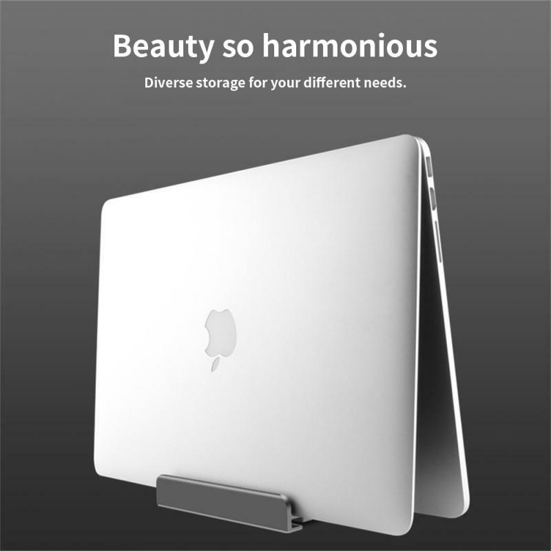 RYRA Vertical Laptop Stand Holder For Macbook Pro Aluminum Foldable Notebook Stand Support Macbook Air Pro Laptop Tablet Bracket