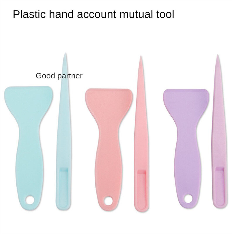 Narzędzia ręczne plastikowe zapobiegają zwijaniu się naklejki piękne i modne bogatych kolorach kreatywność zabawki dla dzieci narzędzia 3 style