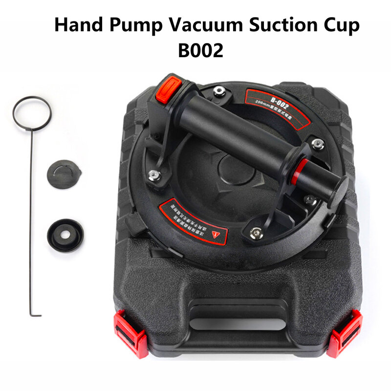 Electric Suction Cup Lithium Power Pump Suction Cup 210kg Suction With Pressure Release 3 layers of sealant Pressure Gauge Tools