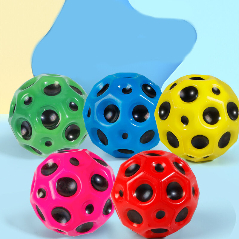 Mondstein Hüpfball Anti-Schwerkraft Hüpfball High Bouncy Hüpfball Gummi Relief Familie interaktives Spiel Spielzeug