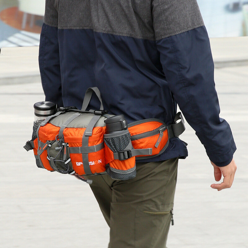 Спортивная Многофункциональная поясная сумка для альпинизма, езды на велосипеде, тактическая Водонепроницаемая поясная сумка высокого качества с плечевым ремнем