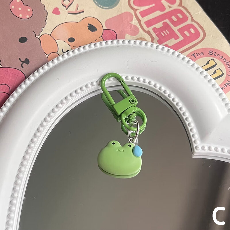 Cute Cartoon Silent Animal Keychain Student Bag Pendant Car Keychain Hanging Decoration Accessories