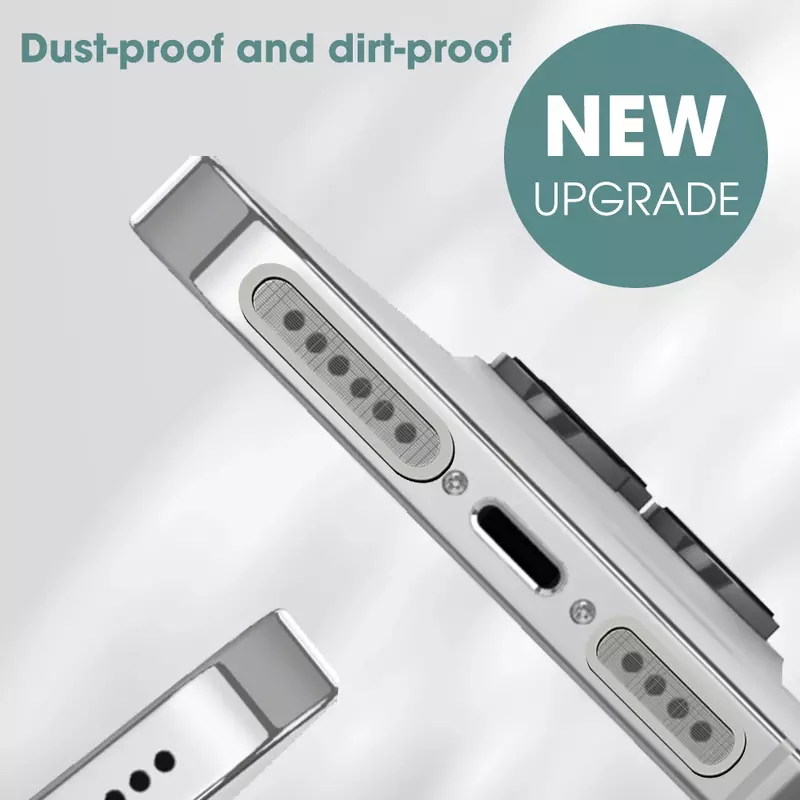 Altoparlante universale per telefono cellulare Dust Mesh Sticker tipo C Micro USB Phone Port Protector Dust Plug per iPhone Samsung Huawei Mi
