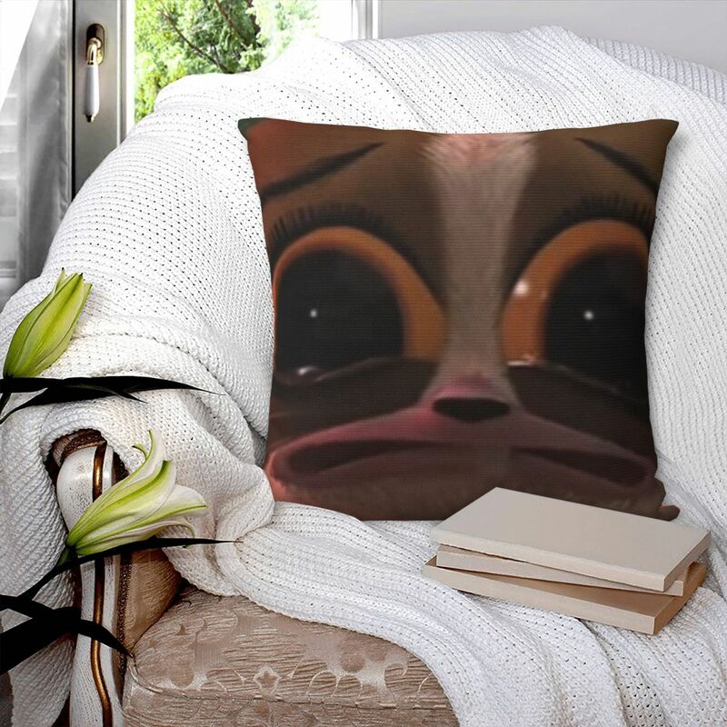 Mort Crying Square federa fodera per cuscino in poliestere cuscino in velluto con cerniera cuscino decorativo Comfort per soggiorno di casa