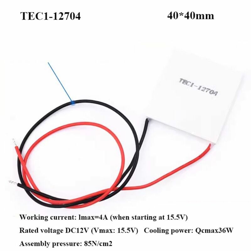 4 Styles Semiconductor Cooling Sheet Thermoelectric 40x40mm Thermoelectric Cooler TEC1-12706-12710-12705-12703