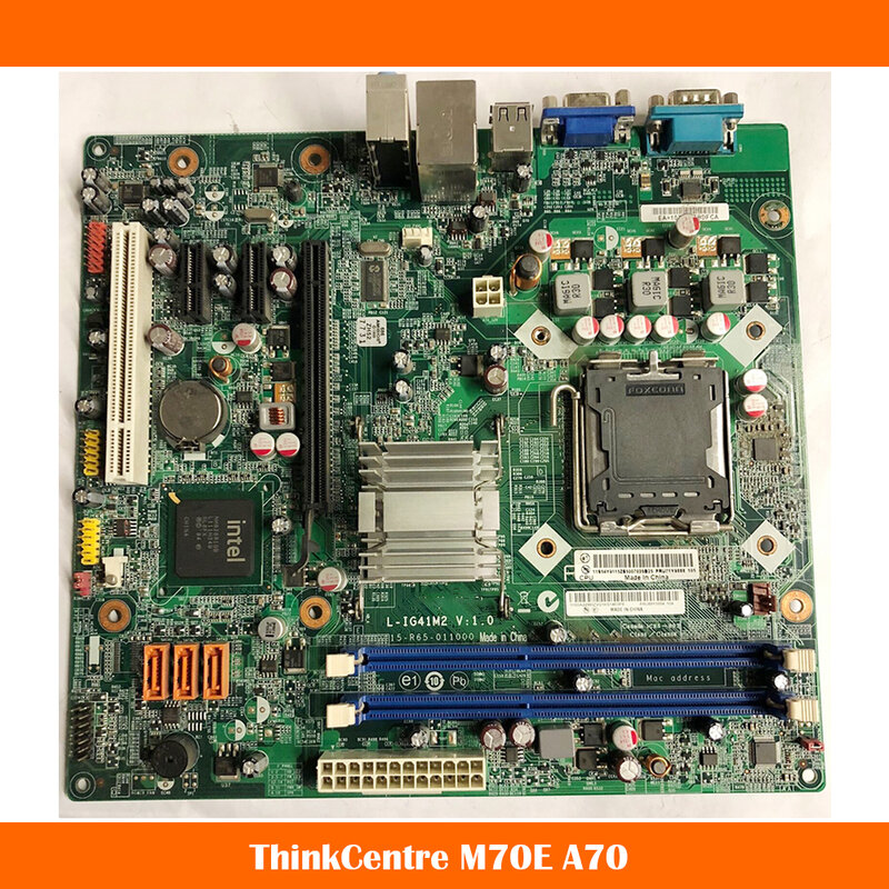 Placa-mãe do desktop de alta qualidade para lenovo thinkcentre m70e a70 L-IG41M2 89y0954 89y8073 totalmente testado