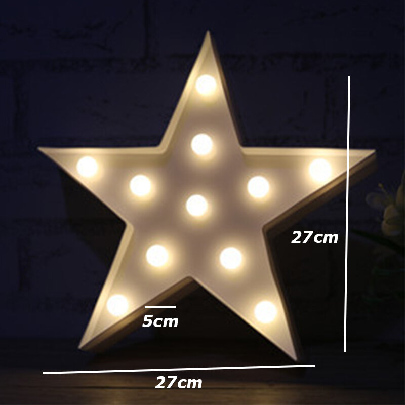 3D LED Night Light Star Moon Kids Bedroom Indoor Lighting Decor Lamp for Home Living Room Bedroom Night Lighting Creative Gift