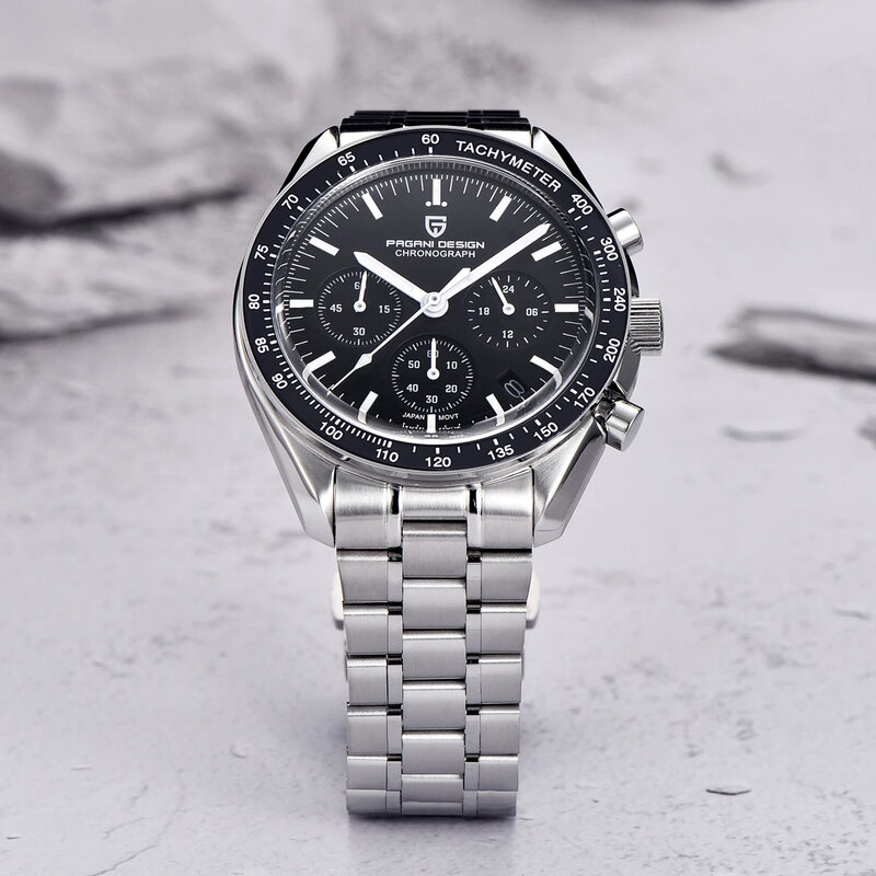 PAGANI DESIGN 2023 New Sports Chronograph Waterproof Men's Wristwatch Sapphire Bezel Watches Luxury Quartz Watch For Men choice