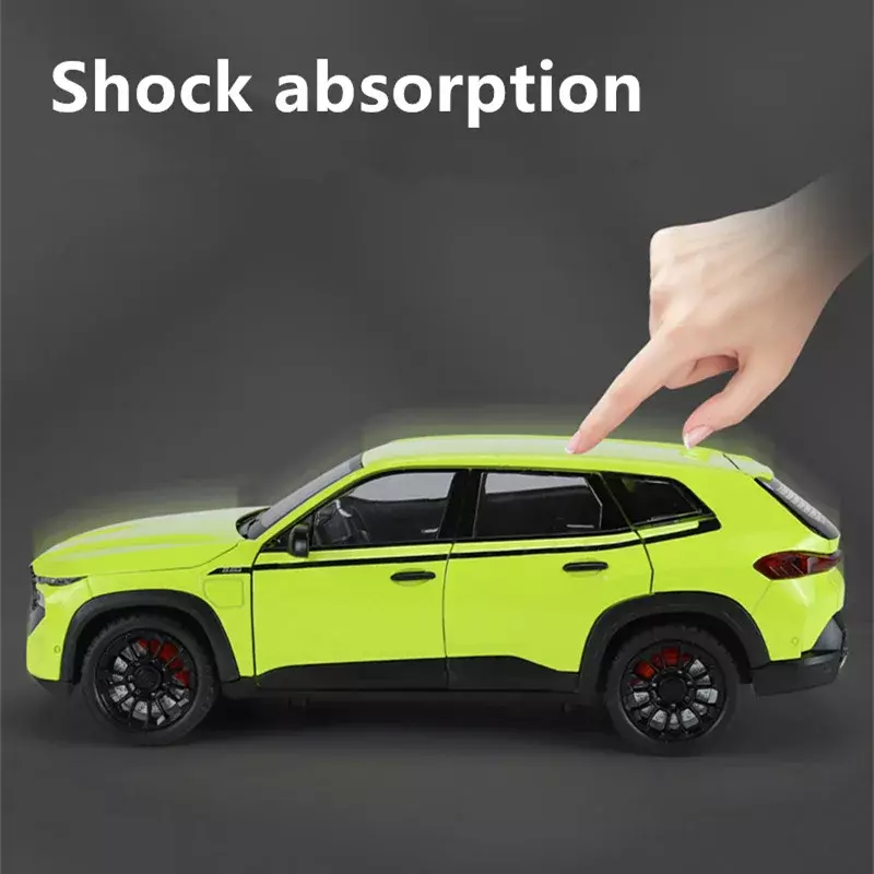 1:24 BMW XM SUV Alloy Sports Car Model Diecast Metal Toy Car Vehicles Model Simulation Sound and Light Collection Childrens Gift