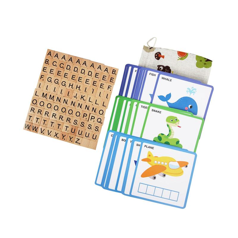 Spelling Games Flashcards Early Educational for Homeschool Boys Girls