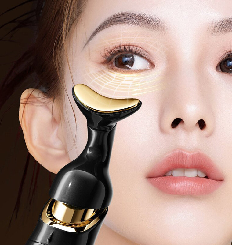Masajeador Facial 3 en 1 para cuello y ojos, dispositivo de belleza de microcorriente para estiramiento de la piel, antiedad