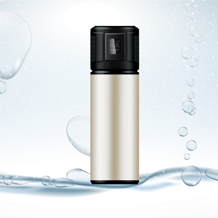 Sistema de agua caliente sanitaria portátil, calentador de agua con bomba de calor todo en uno, fuente de aire Dual de 2kW