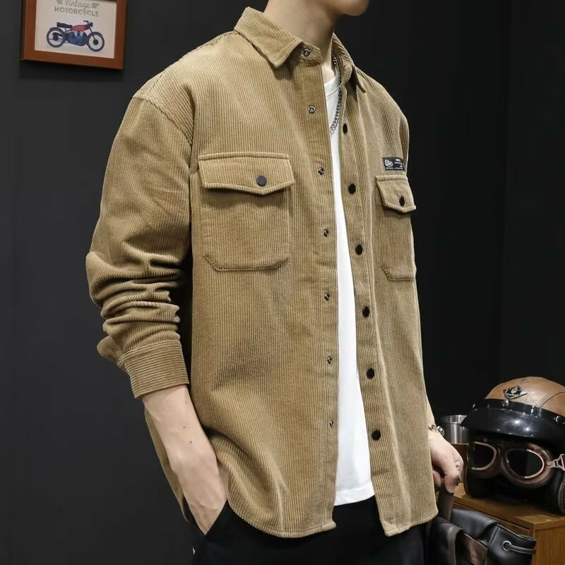 韓国の長袖シャツ,人気の服,y2kスタイル,カジュアルなトップス,シックなコート,折り返し襟,y2k貨物