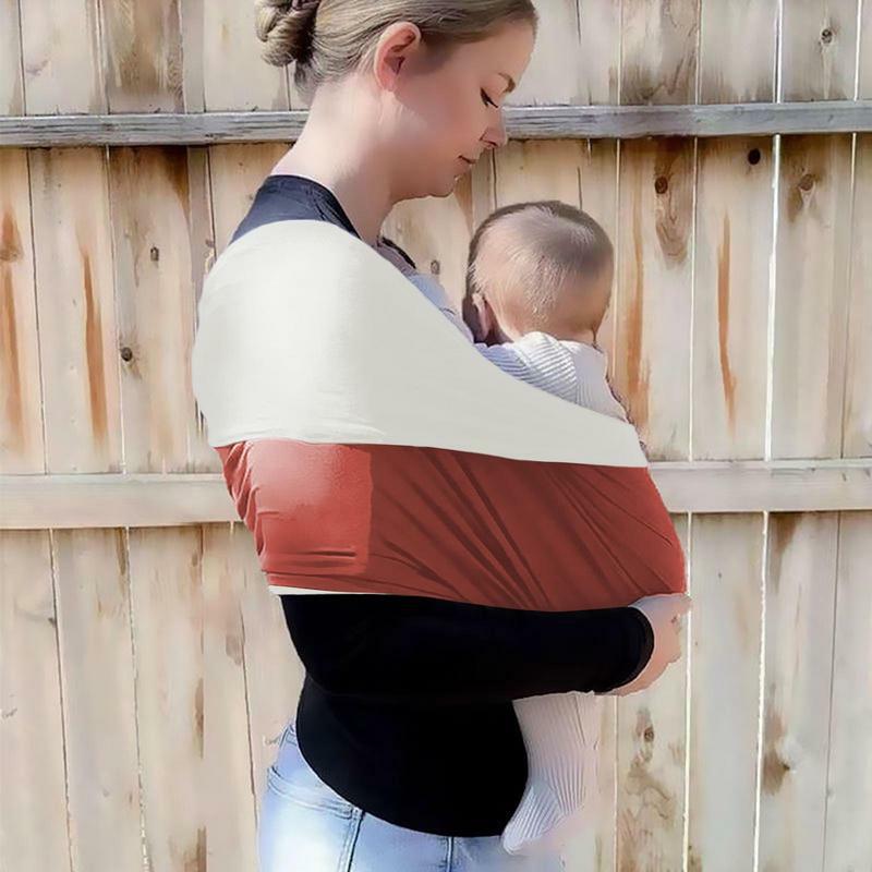 Baby Wrap Carrier Hands-Free Baby Carrier Sling Adjustable Baby Carriers For Newborns Perfect For Summer Swimming Pool Beach