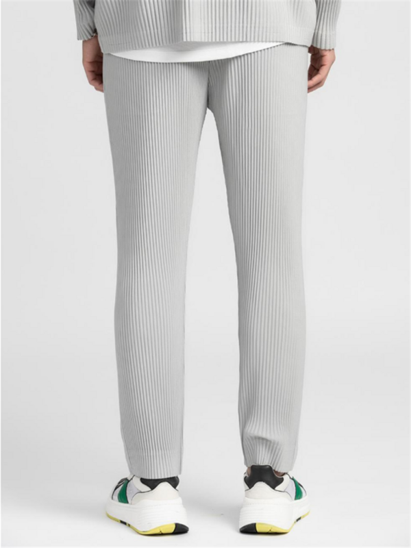 Miyake plisowane życie proste spodnie harem spodnie męskie luźne serii HP "dzikie" spodnie casual męskie bloomers sportowe męskie