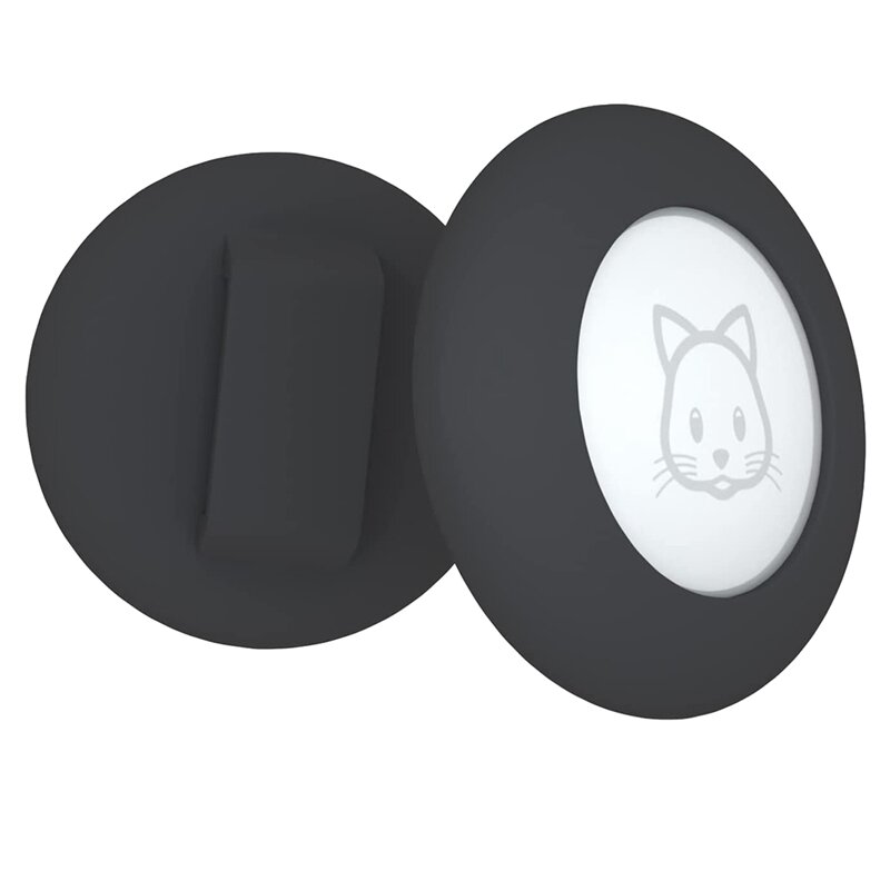 Soporte de Collar de gato para etiqueta de aire, Compatible con Apple Airtag GPS Tracker, paquete de 2 fundas