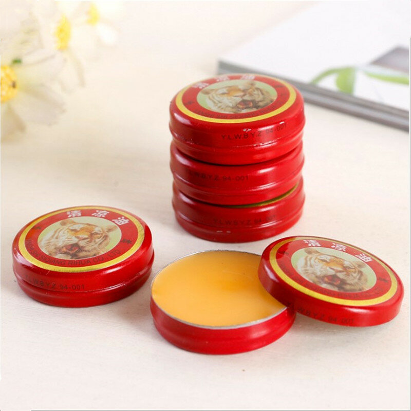 Natural Tiger Balm Essential Oil Treatmentof Influenza Cold Headache Dizziness Muscle Tiger Solid Balm Ointment Fragrance Unisex