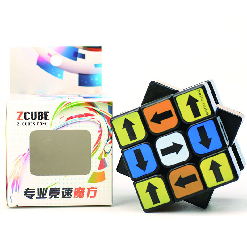 NEW  3X3X3 Sudoku Magic Cube Arrow Sticker Frost Stickerless Puzzle 3 by 3 57mm Cube Game Puzzle Children's Toys Kids Gifts