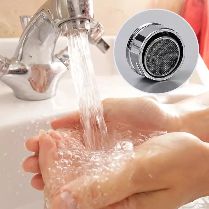 5/1 pz ottone risparmio idrico rubinetto rubinetto aeratore filtro sostituibile ugello misto 24mm filettatura bagno rubinetto gorgogliatore parti del bagno