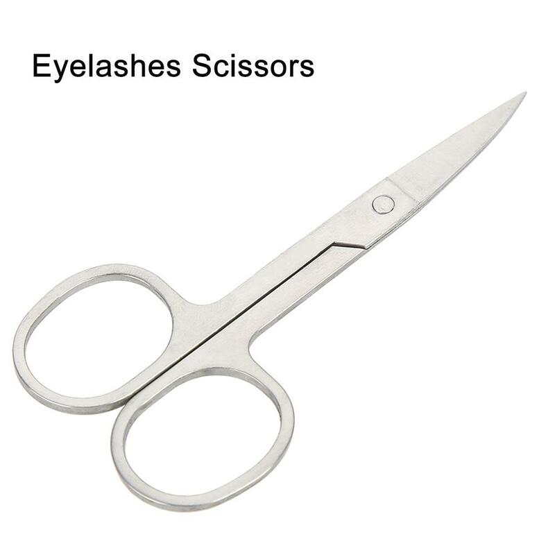 Nożyczki do przycinania rzęs ze stali nierdzewnej | Profesjonalne narzędzie do brwi i brody