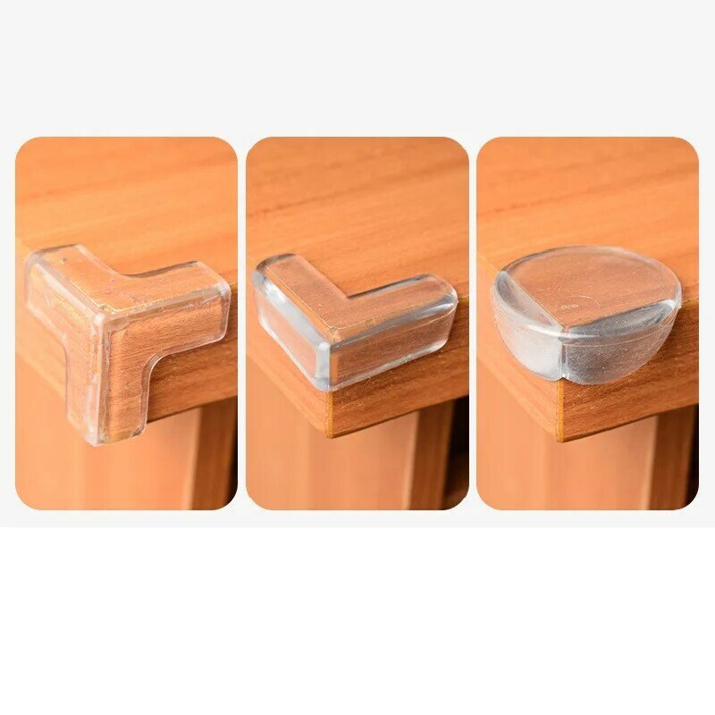 4Pcs/10PCS Children Baby Safety Silicone Protector Table Corner Edge Protection Cover Children Anticollision Edge Guards